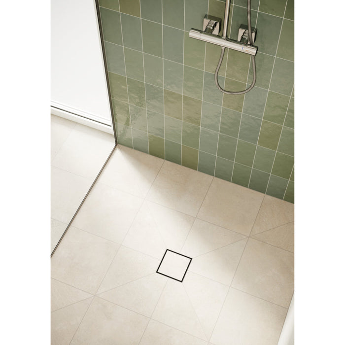 Hansgrohe Raindrain Point Complete Set Point Drain 100/100 Tileable Rear Cover - Unbeatable Bathrooms