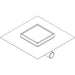 Hansgrohe Raindrain Point Complete Set Point Drain 150/150 Tileable Rear Cover - Unbeatable Bathrooms