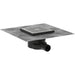 Hansgrohe Raindrain Point Complete Set Point Drain 150/150 - Brushed Stainless Steel - 56248800 - Unbeatable Bathrooms
