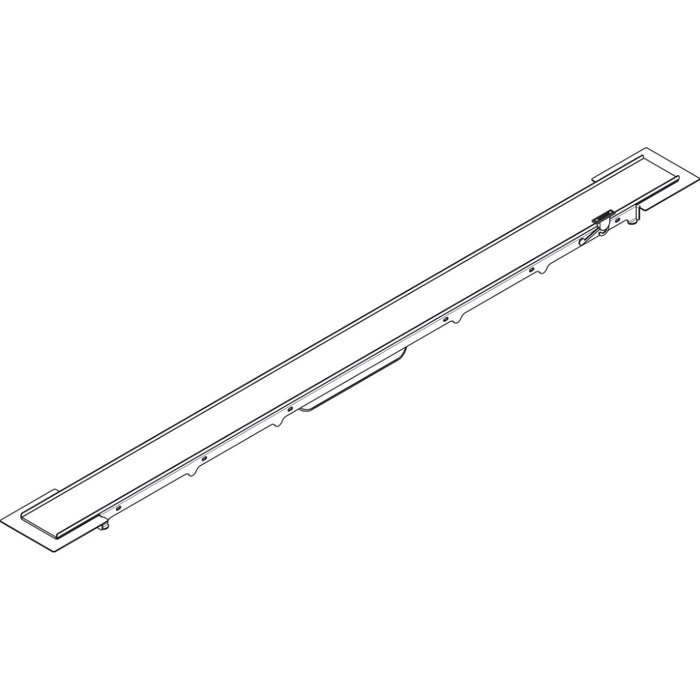 Hansgrohe Raindrain Rock Finish Set Shower Drain 1000 Cut On Size and Tileable - Unbeatable Bathrooms