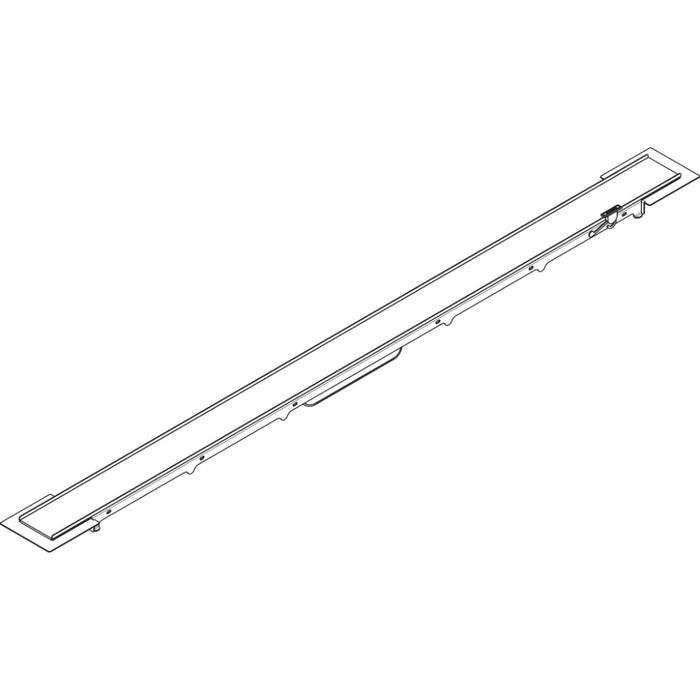 Hansgrohe Raindrain Rock Finish Set Shower Drain 1100 Cut On Size and Tileable - Unbeatable Bathrooms