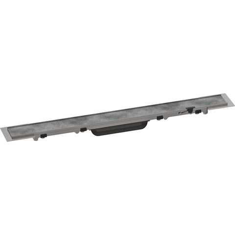 Hansgrohe Raindrain Rock Finish Set Shower Drain 700 Cut On Size and Tileable - Unbeatable Bathrooms
