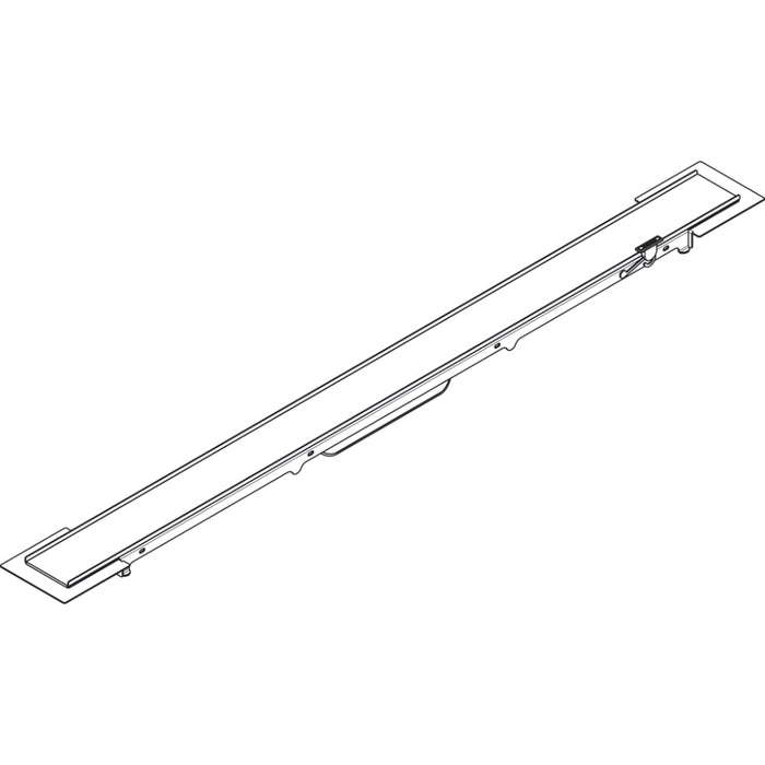 Hansgrohe Raindrain Rock Finish Set Shower Drain 900 Cut On Size and Tileable - Unbeatable Bathrooms