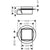 Hansgrohe Raindrain Spot Complete Set Point Drain 150/150 Tileable Rear Cover - Brushed Stainless Steel - Unbeatable Bathrooms