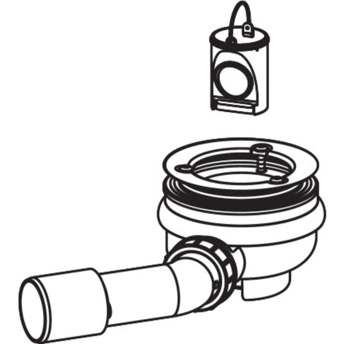 Hansgrohe Raindrain Staro Basic Set For Waste Set For Shower Tray - Unbeatable Bathrooms