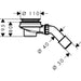 Hansgrohe Raindrain Staro Basic Set For Waste Set For Shower Tray - Unbeatable Bathrooms