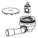 Hansgrohe Raindrain Staro Complete Set Waste Set For Shower Tray - Chrome - Unbeatable Bathrooms