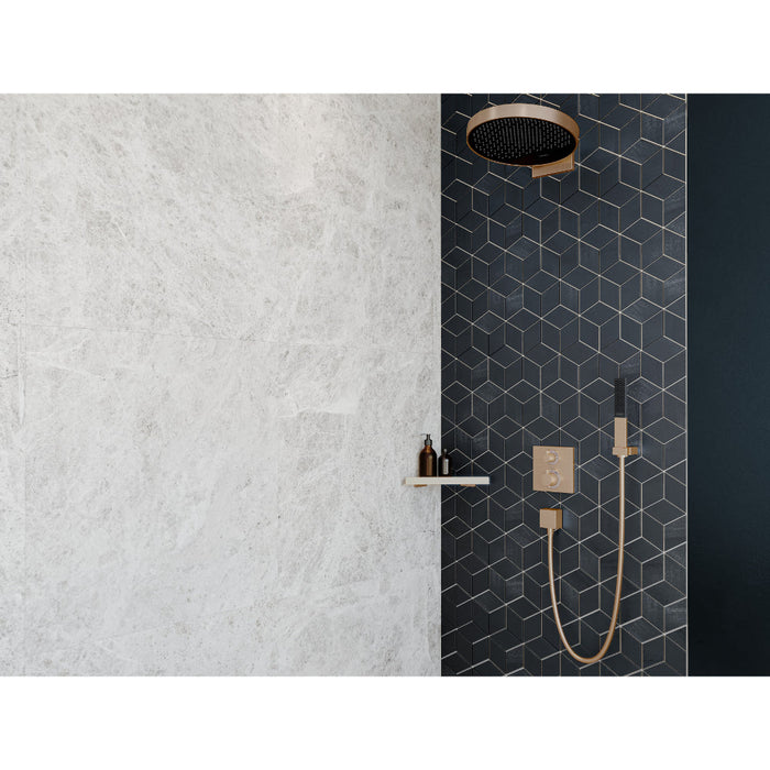 Hansgrohe Rainfinity Overhead Shower 360 1Jet with Wall Connector - Unbeatable Bathrooms