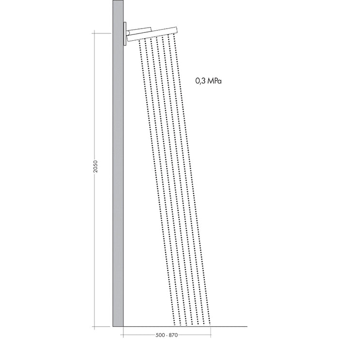 Hansgrohe Rainfinity Overhead Shower 250 1Jet with Wall Connector - Unbeatable Bathrooms