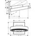 Hansgrohe Rainfinity Overhead Shower 250 3Jet Ecosmart 9 L/Min with Wall Connector - Unbeatable Bathrooms