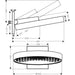 Hansgrohe Rainfinity Overhead Shower 360 1Jet with Wall Connector - Unbeatable Bathrooms