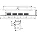 Hansgrohe Rainfinity Shoulder Shower 500 1Jet with Shower Shelf - Unbeatable Bathrooms