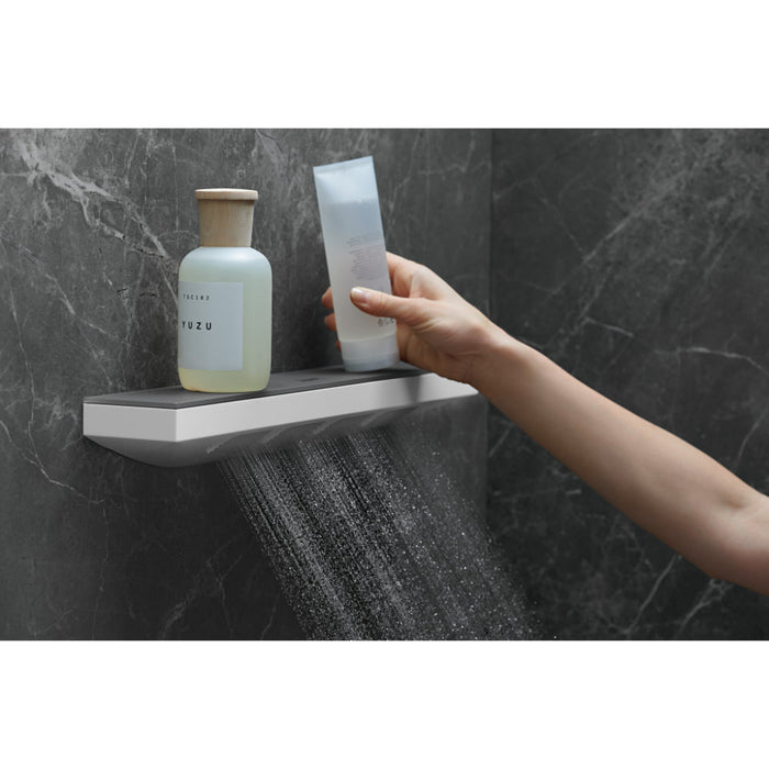 Hansgrohe Rainfinity Shoulder Shower 500 1Jet with Shower Shelf - Unbeatable Bathrooms