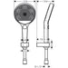 Hansgrohe Rainfinity Shower Holder Set 130 3Jet with Shower Hose 125 cm - Unbeatable Bathrooms