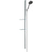Hansgrohe Rainfinity Shower Set 130 3Jet Ecosmart with Shower Bar 150 cm and Shelves - Chrome - Unbeatable Bathrooms
