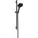 Hansgrohe Rainfinity Shower Set 130 3Jet with Shower Bar S Puro 65 cm, Push Slider and Designflex Textile Shower Hose 160 cm - Unbeatable Bathrooms