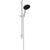 Hansgrohe Rainfinity Shower Set 130 3Jet with Shower Bar S Puro 65 cm, Push Slider and Designflex Textile Shower Hose 160 cm - Unbeatable Bathrooms