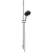 Hansgrohe Rainfinity Shower Set 130 3Jet with Shower Bar S Puro 90 cm, Push Slider and Designflex Textile Shower Hose 160 cm - Unbeatable Bathrooms