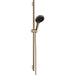 Hansgrohe Rainfinity Shower Set 130 3Jet Ecosmart with Shower Bar S Puro 90 cm, Push Slider and Designflex Textile Shower Hose 160 cm - Unbeatable Bathrooms