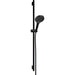 Hansgrohe Rainfinity Shower Set 130 3Jet with Shower Bar S Puro 90 cm, Push Slider and Designflex Textile Shower Hose 160 cm - Unbeatable Bathrooms