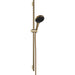 Hansgrohe Rainfinity Shower Set 130 3Jet Ecosmart with Shower Bar S Puro 90 cm, Push Slider and Designflex Textile Shower Hose 160 cm - Unbeatable Bathrooms