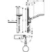 Hansgrohe Rainfinity Shower Set 130 3Jet with Shower Bar 90 cm and Shelf - Chrome - Unbeatable Bathrooms