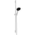 Hansgrohe Rainfinity Shower Set 130 3Jet with Shower Bar S Puro 90 cm, Push Slider and Designflex Textile Shower Hose 160 cm - Unbeatable Bathrooms