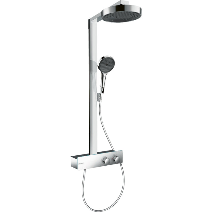 Hansgrohe Rainfinity Showerpipe 250 1Jet Ecosmart with Showertablet 350 - Unbeatable Bathrooms