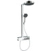 Hansgrohe Rainfinity Showerpipe 250 1Jet Ecosmart with Showertablet 350 - Unbeatable Bathrooms