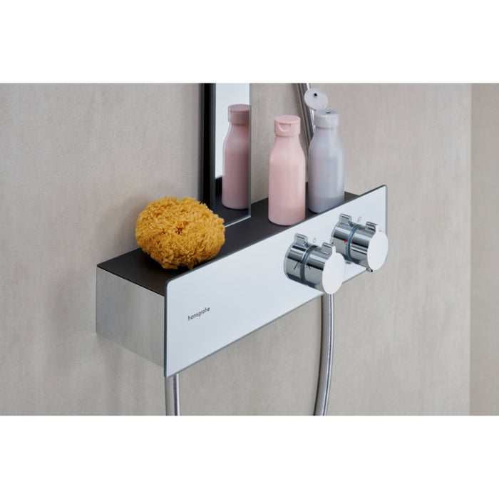 Hansgrohe Rainfinity Showerpipe 360 1Jet with Showertablet 350 - Unbeatable Bathrooms