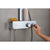 Hansgrohe Rainfinity Showerpipe 250 1Jet Ecosmart with Showertablet 350 - Unbeatable Bathrooms