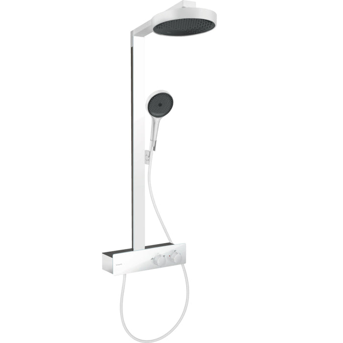 Hansgrohe Rainfinity Showerpipe 250 1Jet Ecosmart with Showertablet 350 - Unbeatable Bathrooms