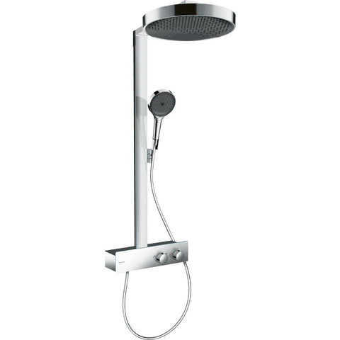 Hansgrohe Rainfinity Showerpipe 360 1Jet with Showertablet 350 - Unbeatable Bathrooms