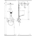 Hansgrohe Rainfinity Showerpipe 360 1Jet with Showertablet 350 - Unbeatable Bathrooms