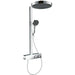 Hansgrohe Rainfinity Showerpipe 360 1Jet with Showertablet 350 - Unbeatable Bathrooms