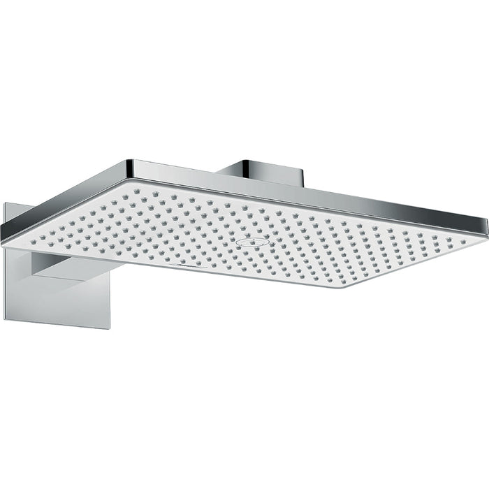 Hansgrohe Rainmaker Select Overhead Shower 460 1Jet with Shower Arm - White/Chrome - Unbeatable Bathrooms