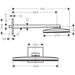 Hansgrohe Rainmaker Select Overhead Shower 460 1Jet with Shower Arm - White/Chrome - Unbeatable Bathrooms