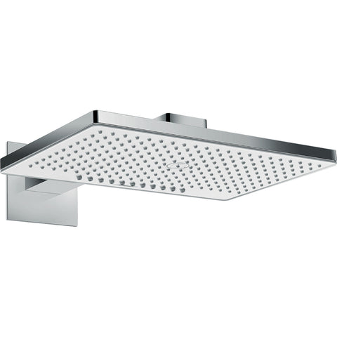 Hansgrohe Rainmaker Select Overhead Shower 460 2Jet with Shower Arm - White/Chrome - Unbeatable Bathrooms