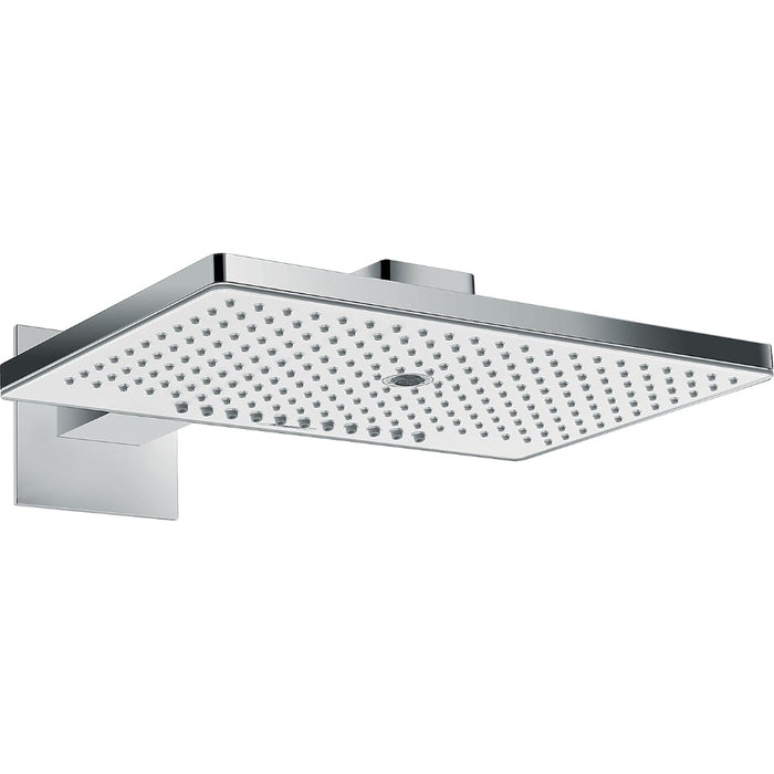 Hansgrohe Rainmaker Select Overhead Shower 460 3Jet with Shower Arm - White/Chrome - Unbeatable Bathrooms