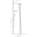 Hansgrohe Rainmaker Select Overhead Shower 460 3Jet with Shower Arm - White/Chrome - Unbeatable Bathrooms