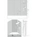Hansgrohe Rainmaker Select Overhead Shower 580 3Jet Ecosmart - White/Chrome - Unbeatable Bathrooms