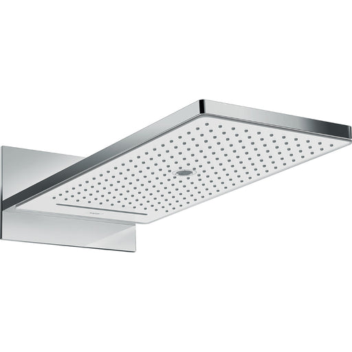 Hansgrohe Rainmaker Select Overhead Shower 580 3Jet Ecosmart - White/Chrome - Unbeatable Bathrooms