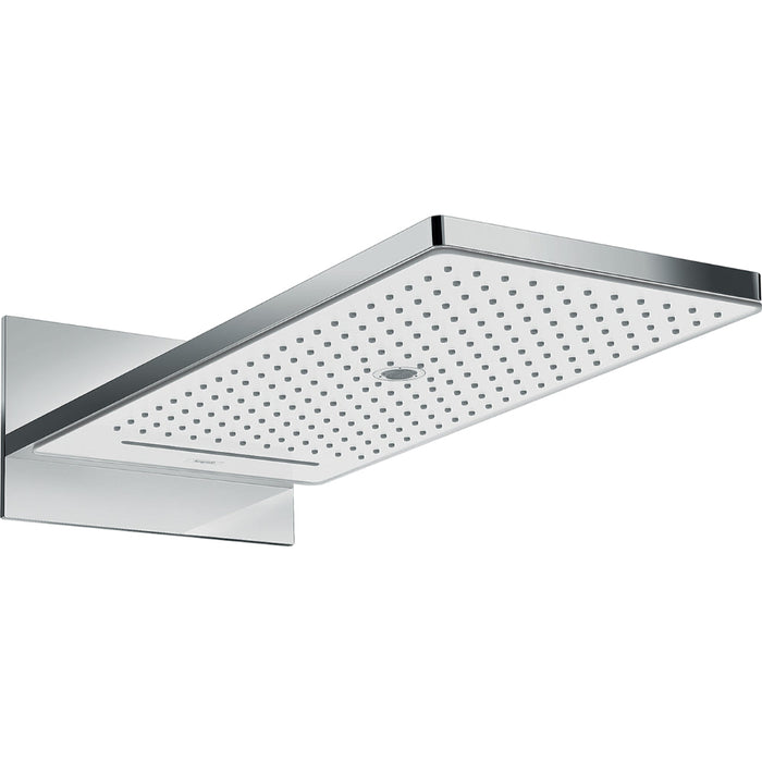 Hansgrohe Rainmaker Select Overhead Shower 580 3Jet Ecosmart - White/Chrome - Unbeatable Bathrooms