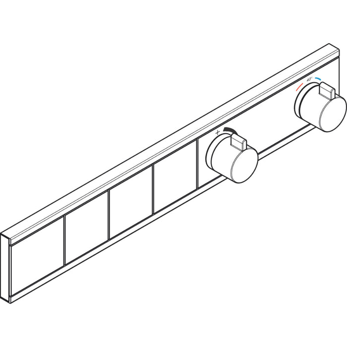 Hansgrohe Rainselect Thermostat For Concealed Installation For 3 Functions - Unbeatable Bathrooms