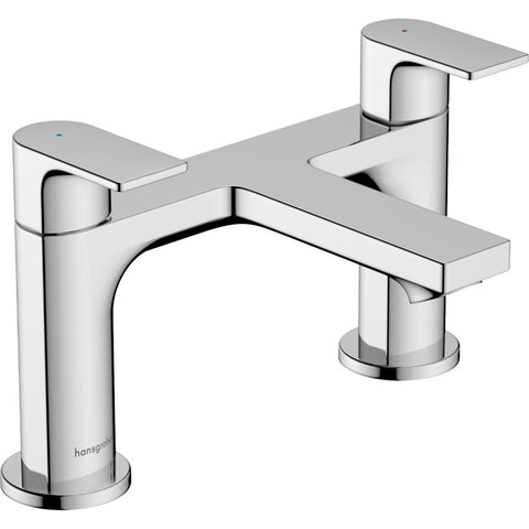 Hansgrohe Rebris E 2-Hole Rim Mounted Bath Mixer - Unbeatable Bathrooms