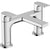 Hansgrohe Rebris E 2-Hole Rim Mounted Bath Mixer - Unbeatable Bathrooms