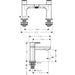 Hansgrohe Rebris E 2-Hole Rim Mounted Bath Mixer - Unbeatable Bathrooms