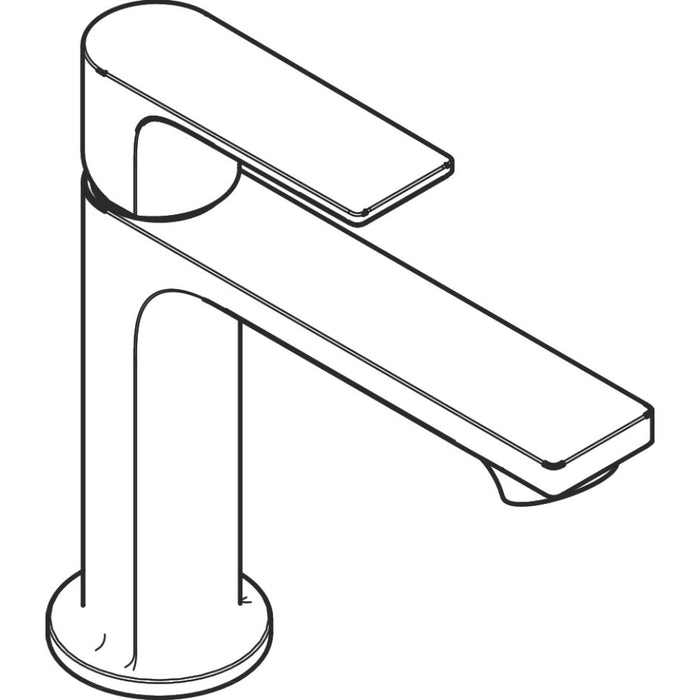 Hansgrohe Rebris E Single Lever Basin Mixer 110 Coolstart Without Waste Set - Unbeatable Bathrooms