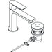 Hansgrohe Rebris E Single Lever Basin Mixer 110 with Pop-Up Waste Set - Unbeatable Bathrooms