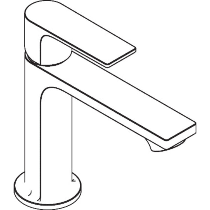 Hansgrohe Rebris E Single Lever Basin Mixer 110 Coolstart Without Waste Set - Unbeatable Bathrooms